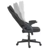 Deltaco DC130 pelituoli Soft Woven Mesh musta (GAM-180)