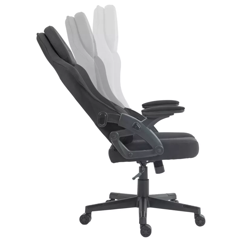 Deltaco DC130 pelituoli Soft Woven Mesh musta (GAM-180)