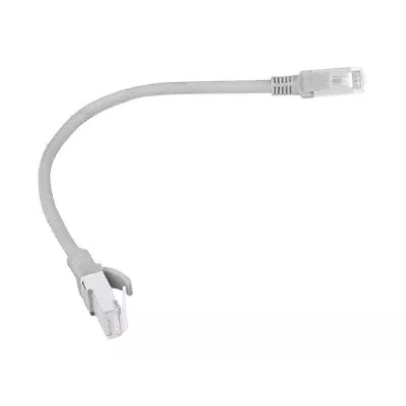Verkkokaapeli LANBERG PCU5-10CC-0025-S Cat5e U/UTP RJ-45 — 0,25 m, harmaa