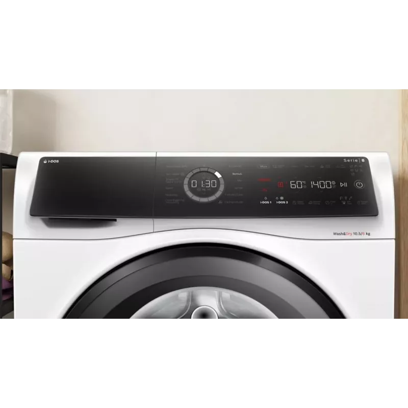 Bosch WNC254A0SN pesukone-kuivausrumpu 10,5 kg / 6 kg 1400 kierr./min