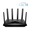 Cudy LT18 langaton reititin gigabit Ethernet dual-band (2,4 GHz / 5 GHz) 4G musta
