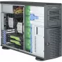 Super Micro Supermicro SC743 AC-1K26B-SQ - torni - 4U - Extended ATX - SAS - Hot-Swap 1200 wattia - musta - USB (CSE-743AC-1K26B-SQ)