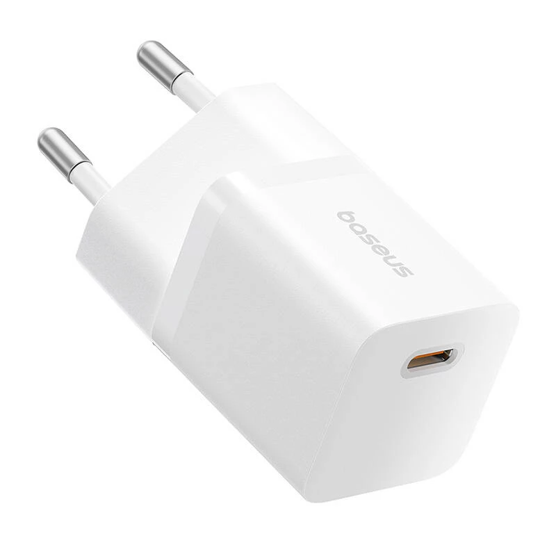 Baseus P10110909213-00 USB-C GaN5 mini 25W verkkolaturi valkoinen