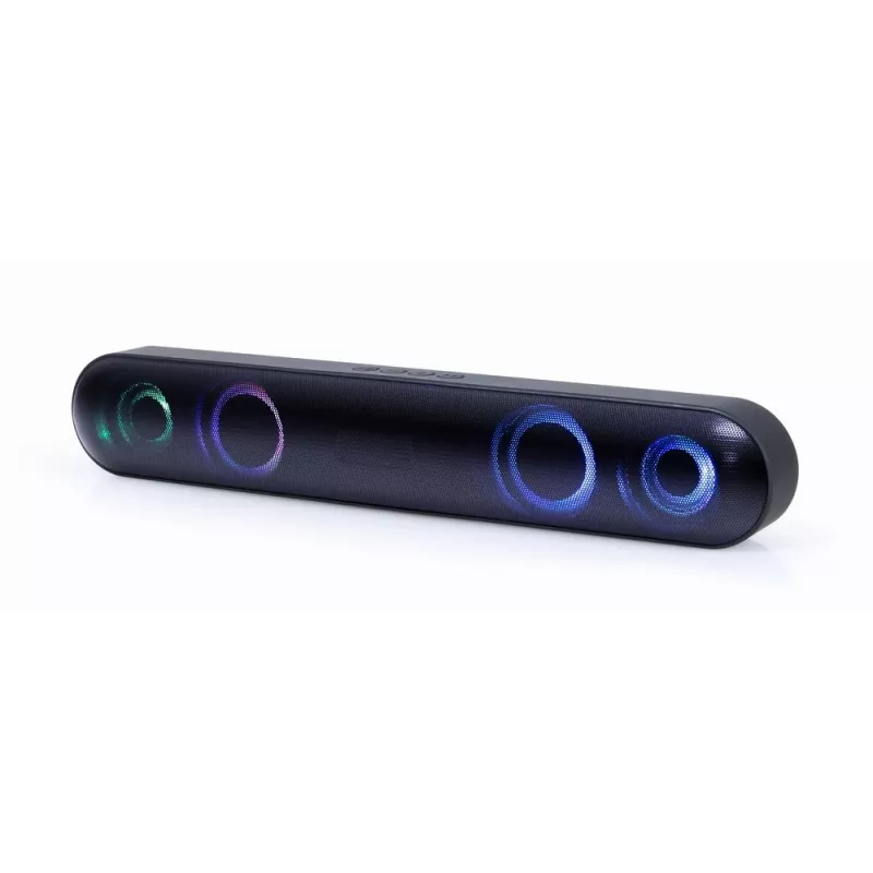 Gembird SPKBT-BAR400L -soundbar-kaiutin, musta, 2.0 kanavaa, 10 W
