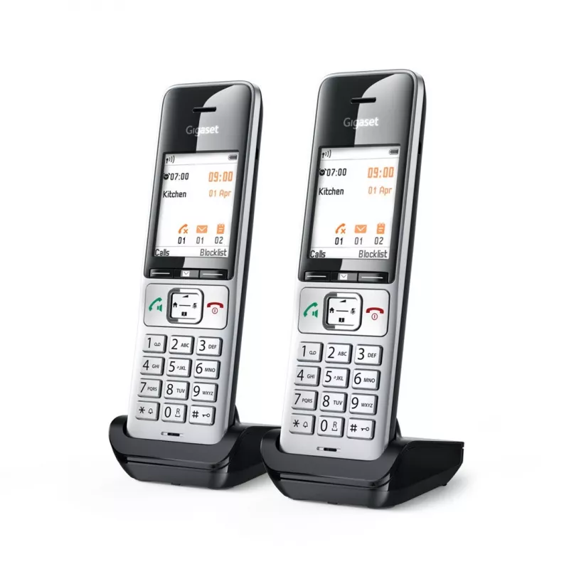 Gigaset COMFORT 500HX duo Analoginen/DECT-puhelin numeronäytöllä musta, hopea