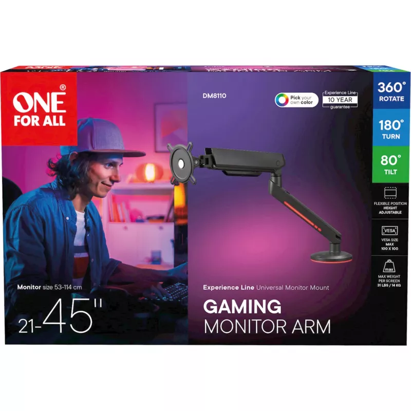 One For All DM8110 Experience-line VESA-asennussarja LCD-näyttö 21-45 RGB