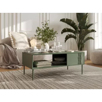 Cama TRESSE penkki / pöytä 110x60x40 matta vihreä