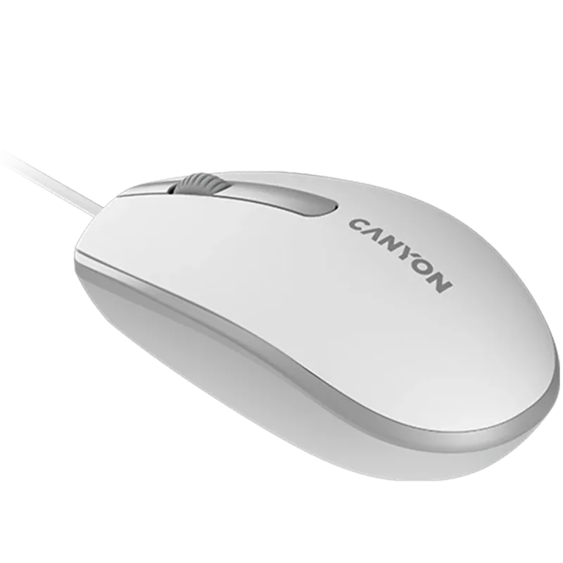 CANYON hiiri M-10 kaapeli valkoinen harmaa