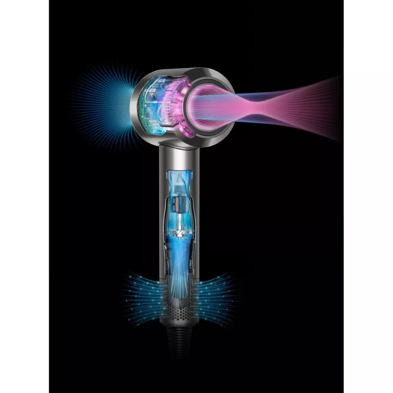 Dyson Supersonic Straight+Wavy HD07 hiustenkuivaaja, preussinsininen / kupari (113277-01)