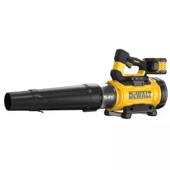 Käsikäyttöinen lehtipuhallin DeWalt DCMBL777X1-QW — harjaton moottori, 21,5 m³/min, 258 km/h, 9 Ah akku, 3 nopeustasoa, 3,2 kg