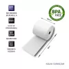 Qoltec 51892 lämpöpaperirulla 80 x 80 | 55 g/m² | 10 kpl | BPA-vapaa