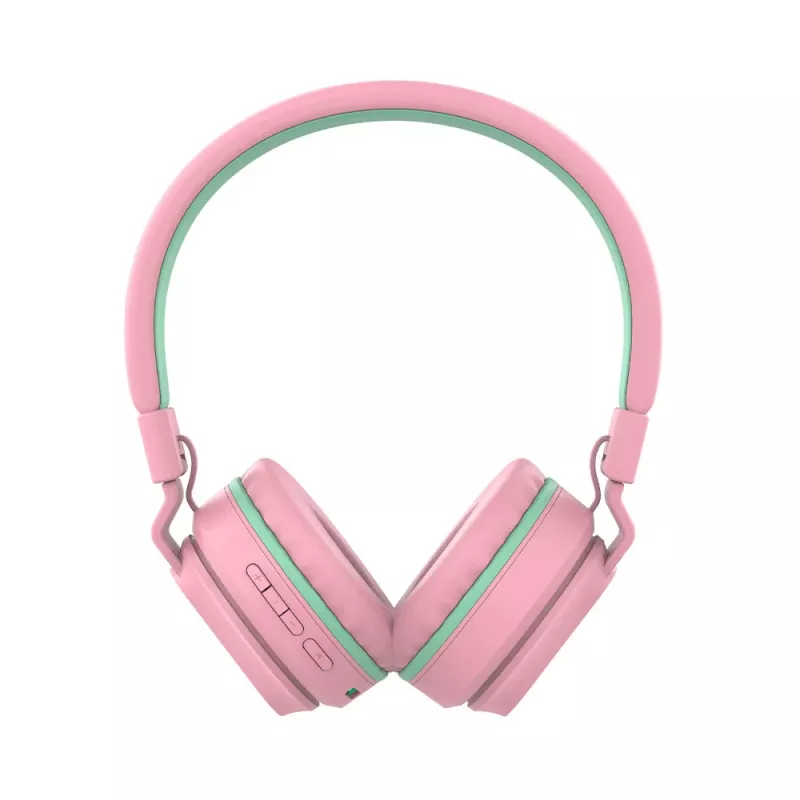Kuulokkeet Tellur Buddy Bluetooth over-ear pinkki
