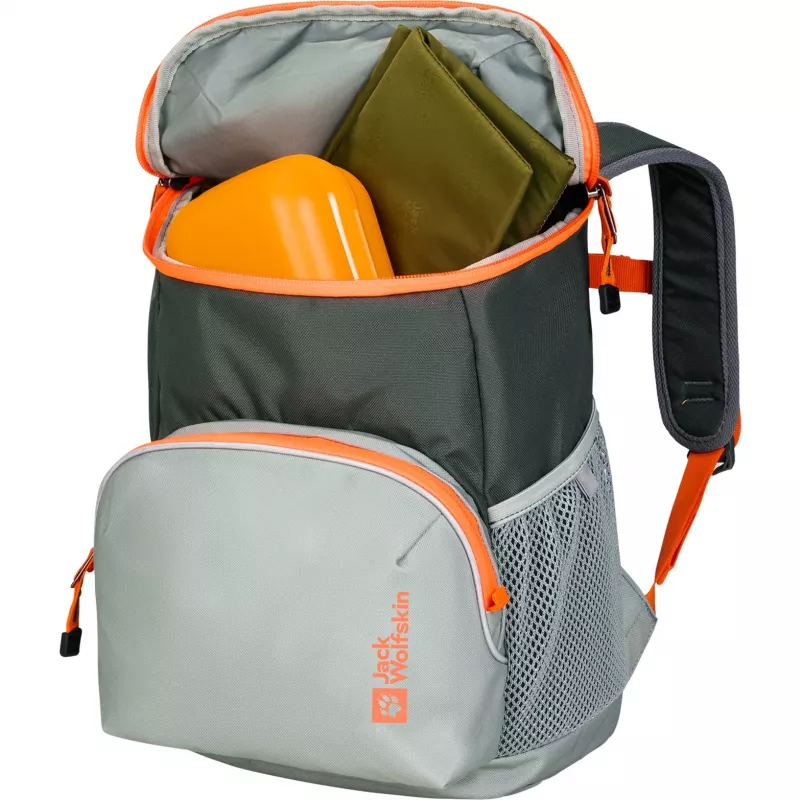 Jack Wolfskin Erlebnis Pack reppu - vihreä/oranssi, 11 l
