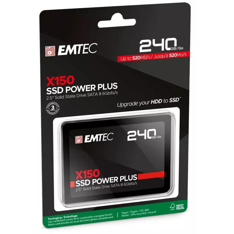 SSD-kiintolevy Emtec 240 GB 2,5