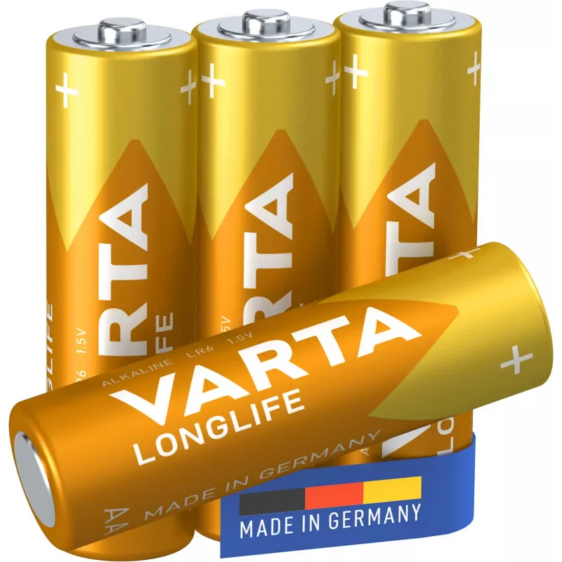 Varta Longlife Extra - paristo 4 x AA-tyyppi alkali (04106101414)