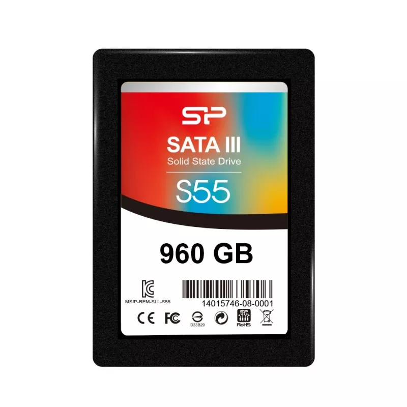 Silicon Power 2,5 inch SATA III SSD 960 GB — 6 Gbit/s, TRIM, S.M.A.R.T., 7 mm