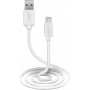 SBS TECABLEUSBIP589W Lightning-kaapeli 1 m valkoinen (TECABLEUSBIP589W)