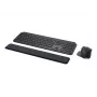 Logitech MX Keys combo for Business Gen 2 näppäimistö ja hiiri, sisältää, toimisto, RF langaton + Bluetooth, AZERTY ranska, grafiitti