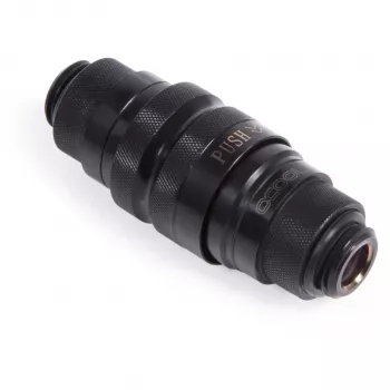 Jääpuikko pikaliitinpari G1/4 AG - Deep Black (musta (matta))