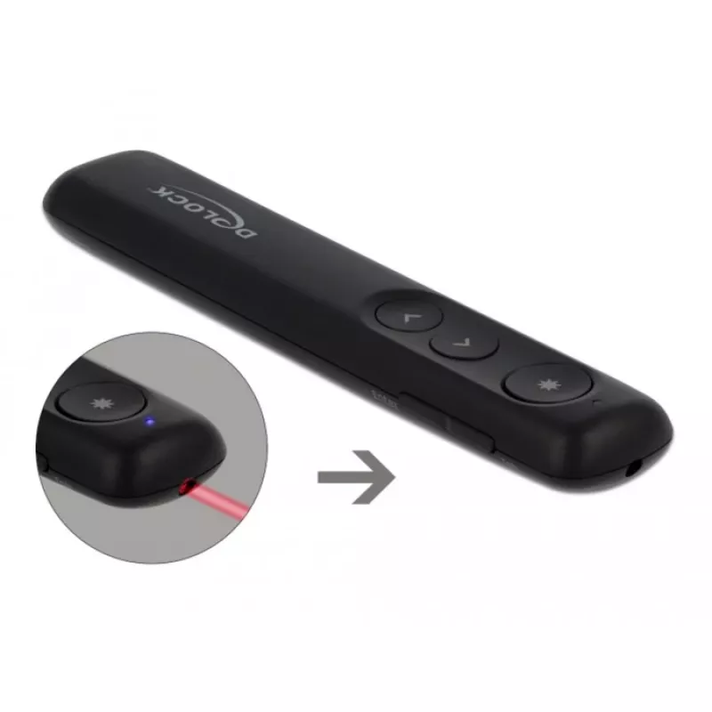 Laserosoitin DeLOCK USB 64092 musta