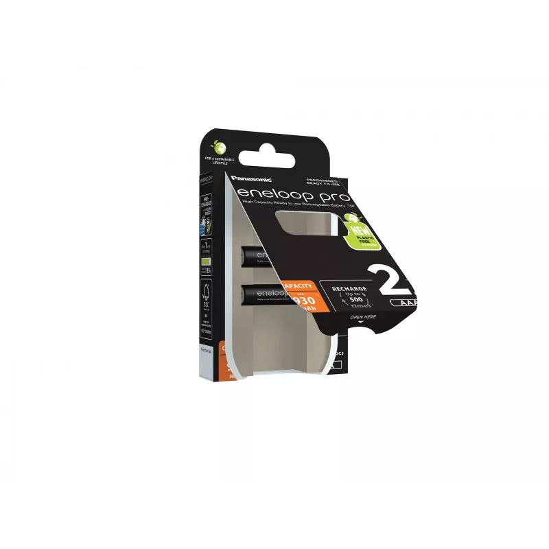 Akut PANASONIC ENELOOP PRO AAA 930 mAh 2 kpl (BK-4HCDE/2CP)