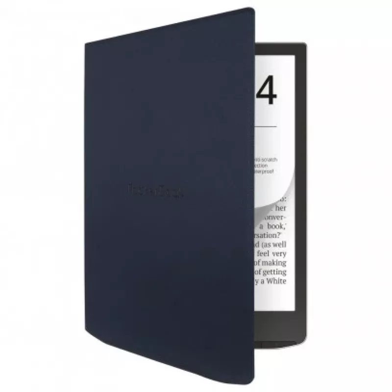 PocketBook Charge -suojakansi HN-QI-PU-743G-NB-WW 7,8 tuuman InkPad 4 / Color 2 / Color 3, yönsininen