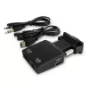 SAVIO CL-145 VGA-HDMI-muunnin, ääni, Full HD, musta