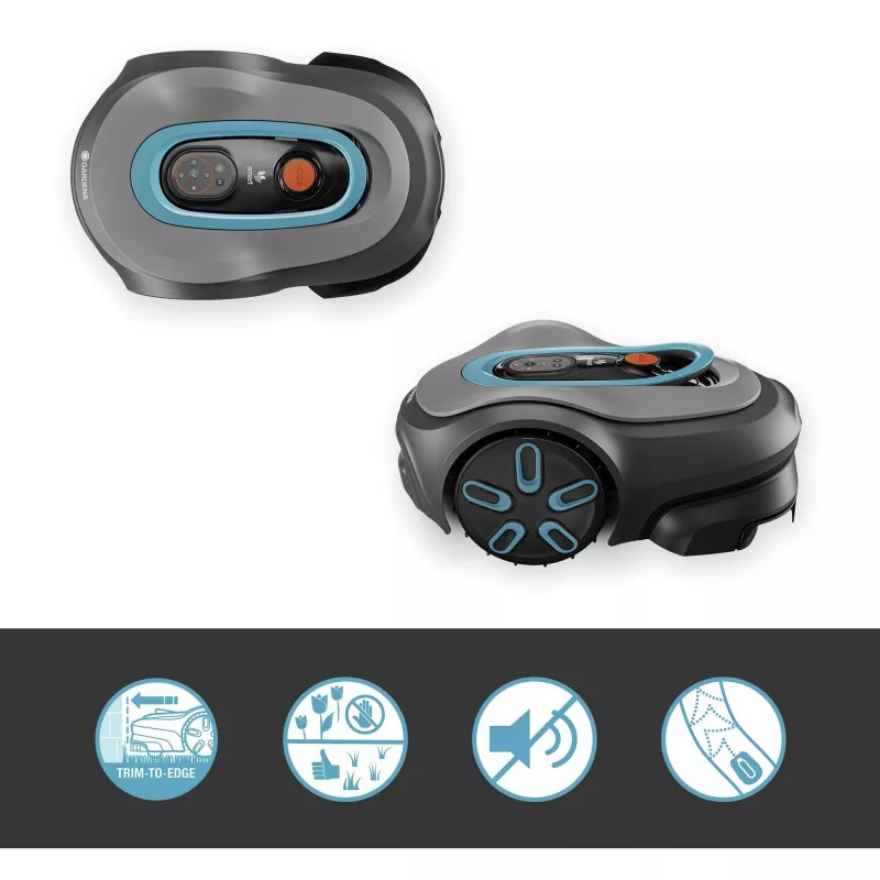 Gardena smart SILENO pro -robottiruohonleikkuri akku 600 m² 16 cm