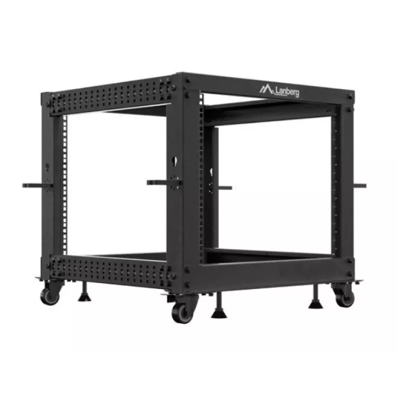Avoin runko LANBERG OR01-6109-B 9U 600x600 mm