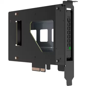 ICY Dock ToughArmor MB111VP-B - mobiili tallennuskehikko - M.2 / M.3 SSD-mobiilikehikko - 2,5 tuumaa (6,4 cm) - NVMe - PCIe 4.0 x4 - musta (MB111VP-B)