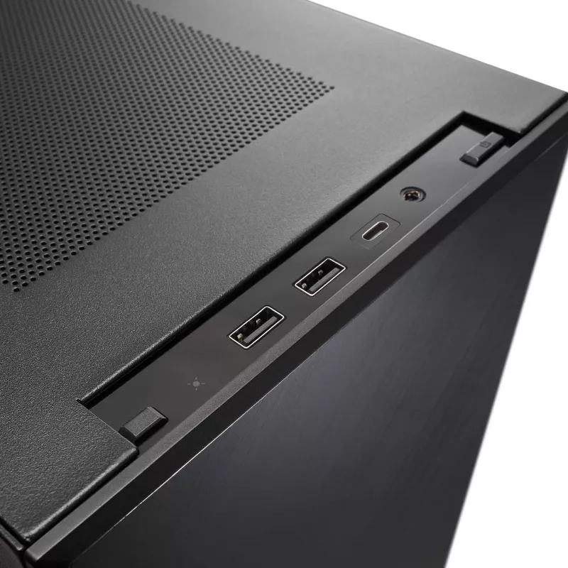SilverStone SST-SG17B Micro-ATX / Mini-ITX-kotelo - musta