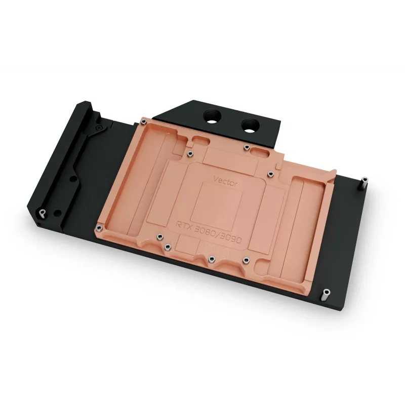 Vesiblokki EK Water Blocks Quantum Vector RTX 3080/3090 – asetaali/kupari, musta, 220×124×20,5 mm