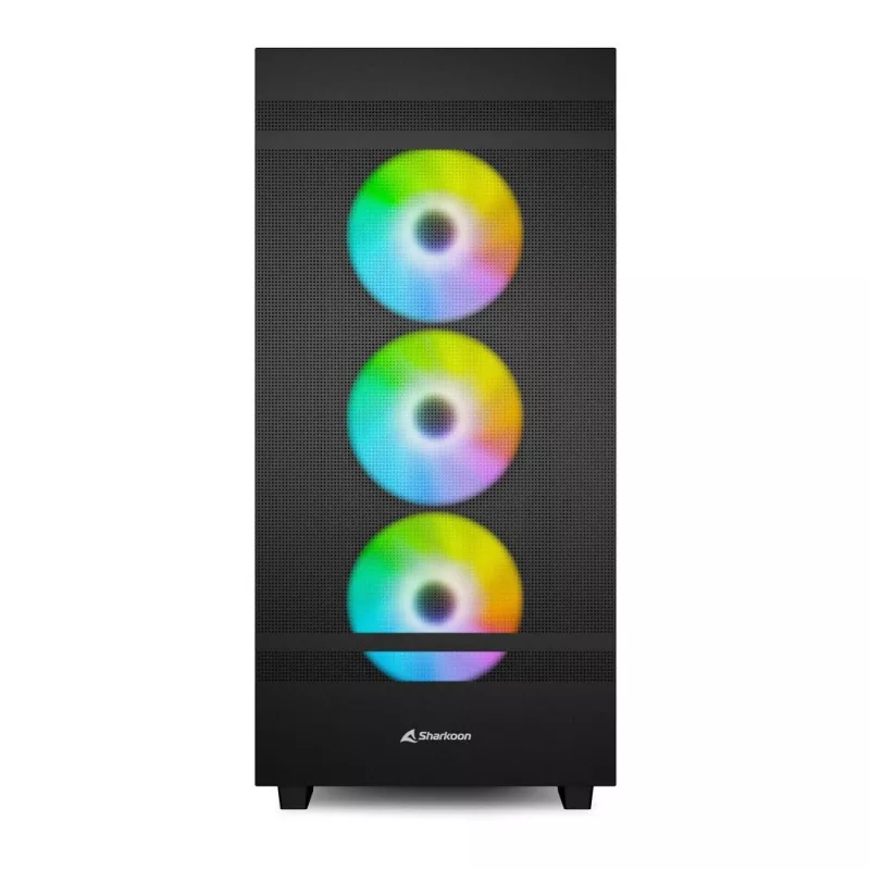PC-kotelo Sharkoon REBEL C50 RGB Full Tower musta