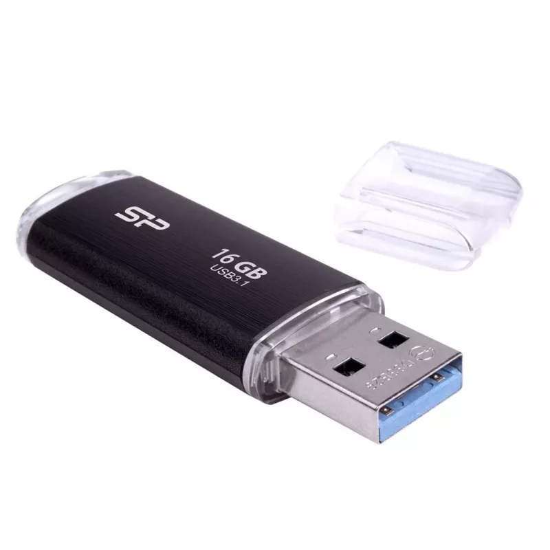 SILICON POWER Blaze B02 USB-muistitikku 16 GB USB Type-A 3.2 Gen 1 (SP016GBUF3B02V1K) musta