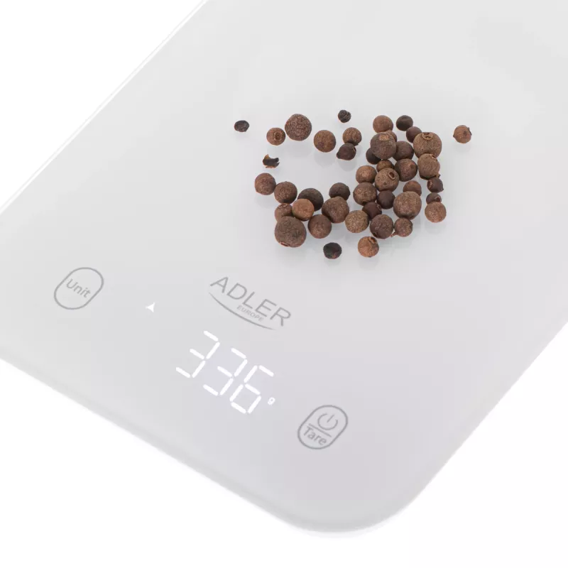 Adler keittiövaaka | AD 3181w | jako 1 g | näytön tyyppi LED | valkoinen