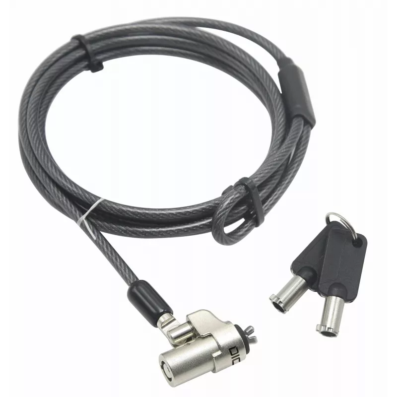 Kaapelilukko DICOTA D31540 musta 2 m