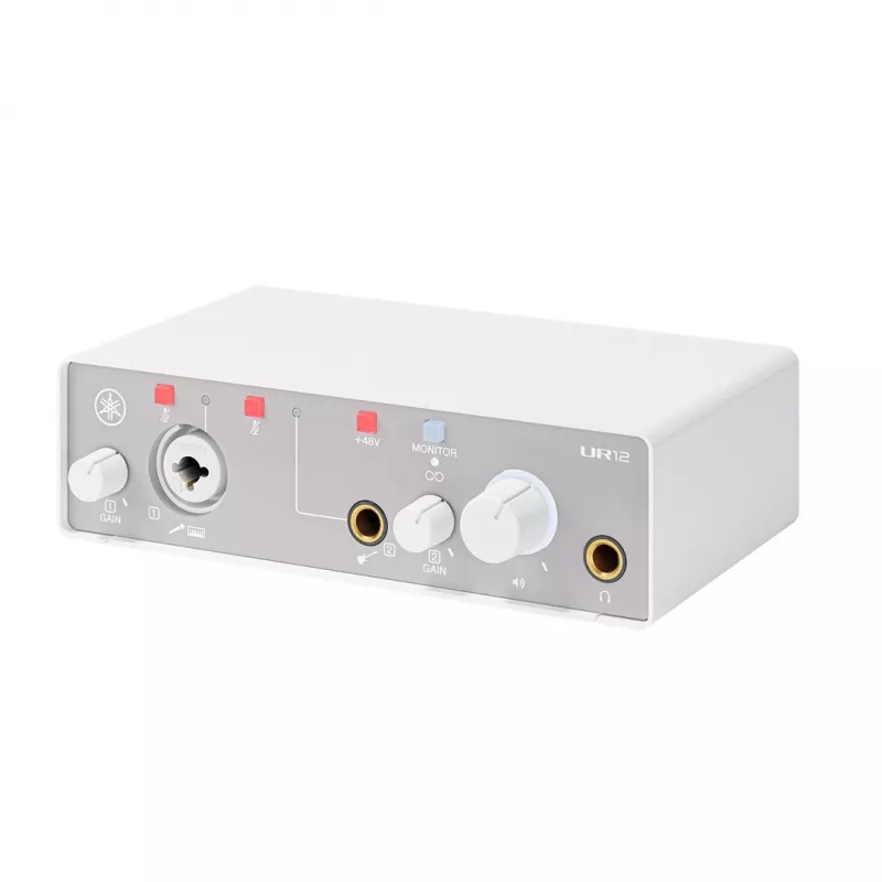 Audioliitäntä YAMAHA UR12MK3 valkoinen - kompakti 2-in/2-out USB…