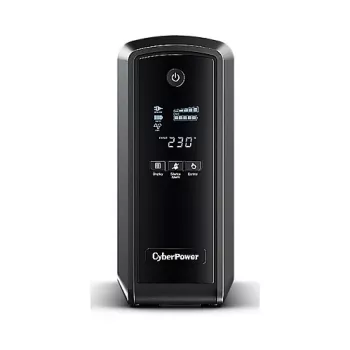 CyberPower CP900EIPFCLCD keskeytymätön virransyöttö (UPS) Line-Interactive 0,9 kVA 540 W 6 AC-lähtöä