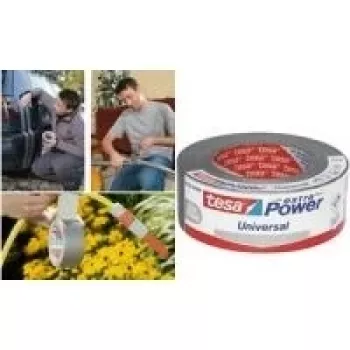 Tesa kangasteippi 25 m x 50 mm extra Power valkoinen 56388 (56388-00002-06)