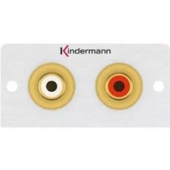 Pistorasiaosa 2 x RCA Kindermann 7444000510