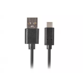 USB 2.0 -kaapeli LANBERG CA-USBO-10CU-0005-BK — USB A – USB C, 0,5 m, musta