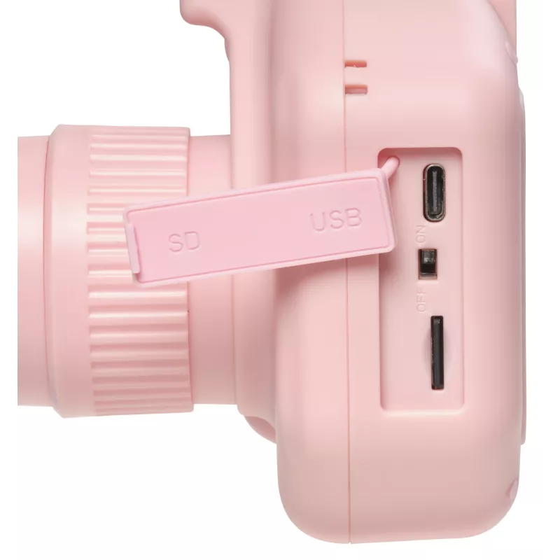 Denver KPC-1370P lasten digikamera lämpötulostimella, 2,8" LCD, pinkki