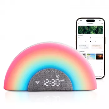 Momcozy Rainbow valkoinen Noise Machine harmaa