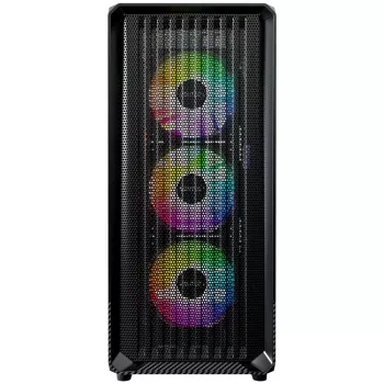 PC-kotelo Montech X5 Midi Tower musta ATX 3x 140 mm:n tuuletin