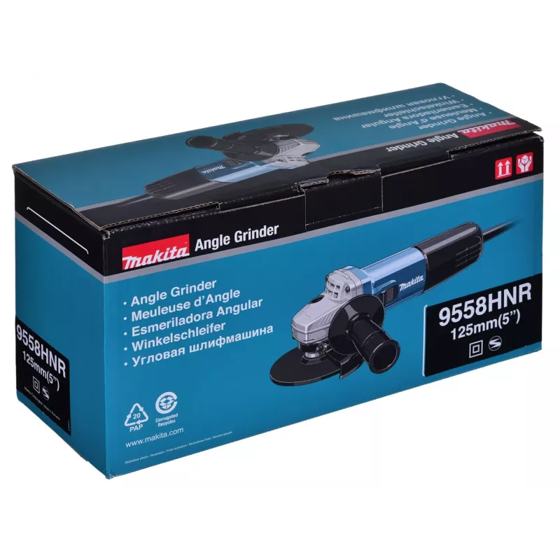 Makita 9558HNR kulmahiomakone, 125 mm