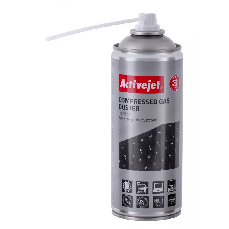 Paineilmapuhdistin ActiveJet AOC-200 – laitteiden puhdistussuihke, 400 ml, metallille/muoville, elektroniikalle