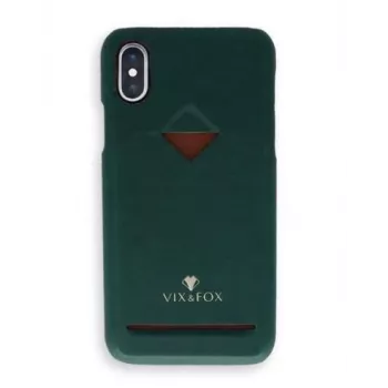Korttipaikallinen takakuori VixFox iPhone XSMAX - metsänvihreä, takasuojakuori korttipaikalla