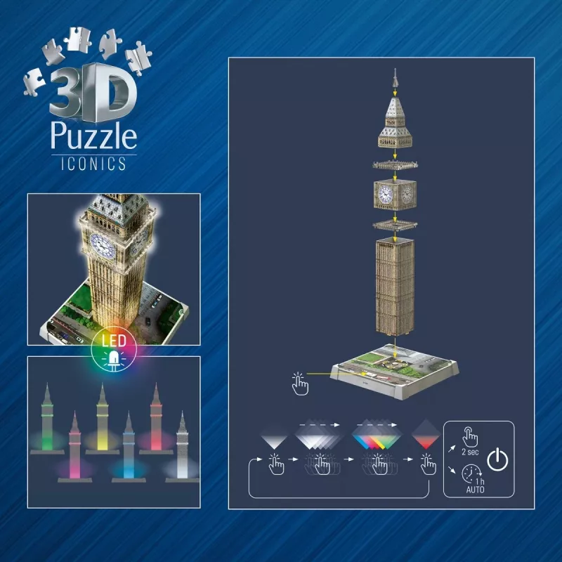 3D-palapeli Big Ben Clock Tower London