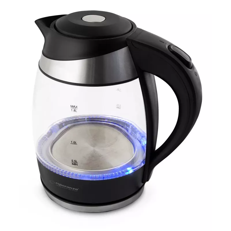 Esperanza EKK009 vedenkeitin 1,8 L musta, monivärinen 2200 W