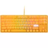 Ducky One 3 TKL näppäimistö pelikäyttöön USB QWERTY englanti keltainen